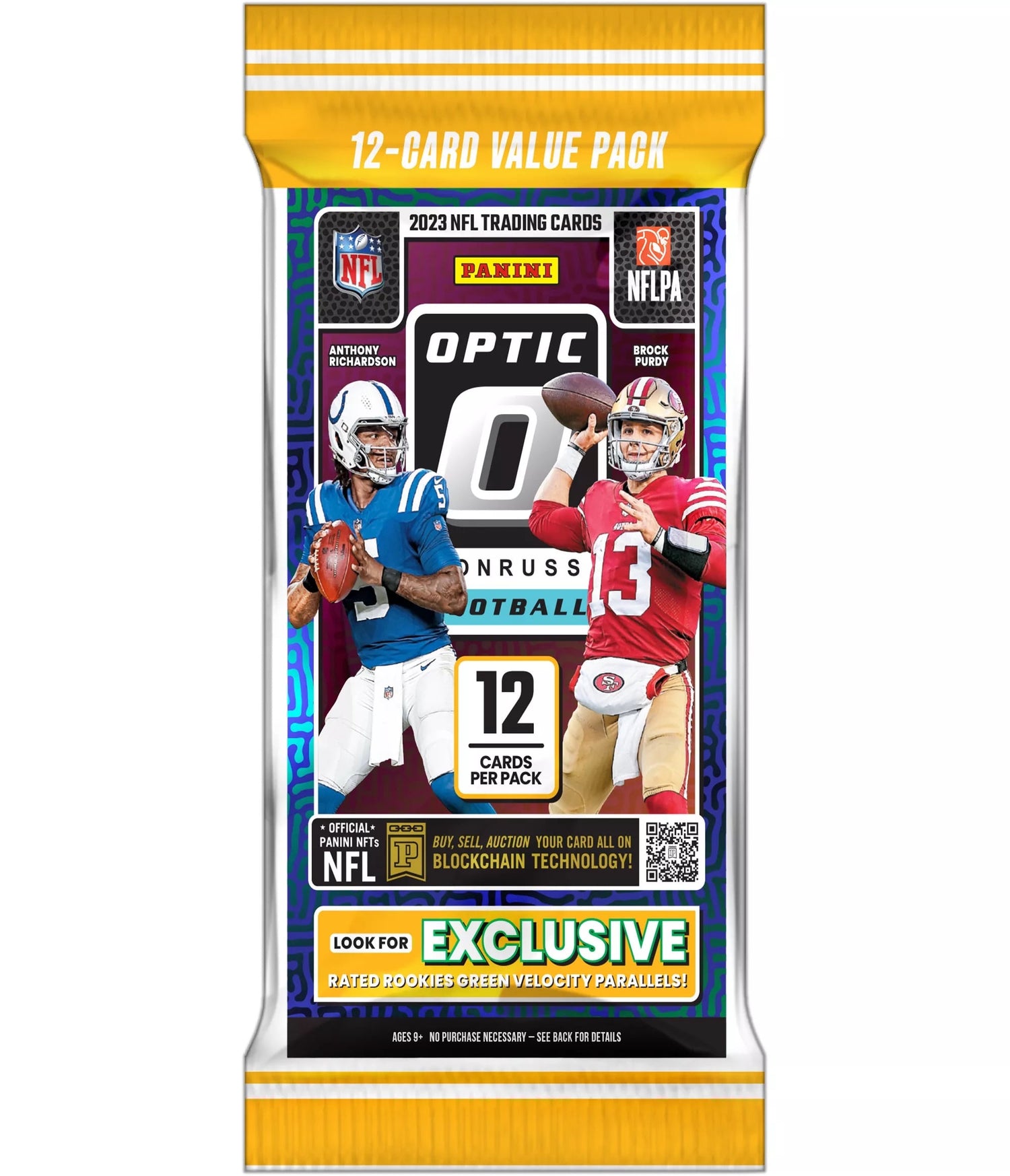 2023 Panini Donruss Optic Football Fat Pack Display Box