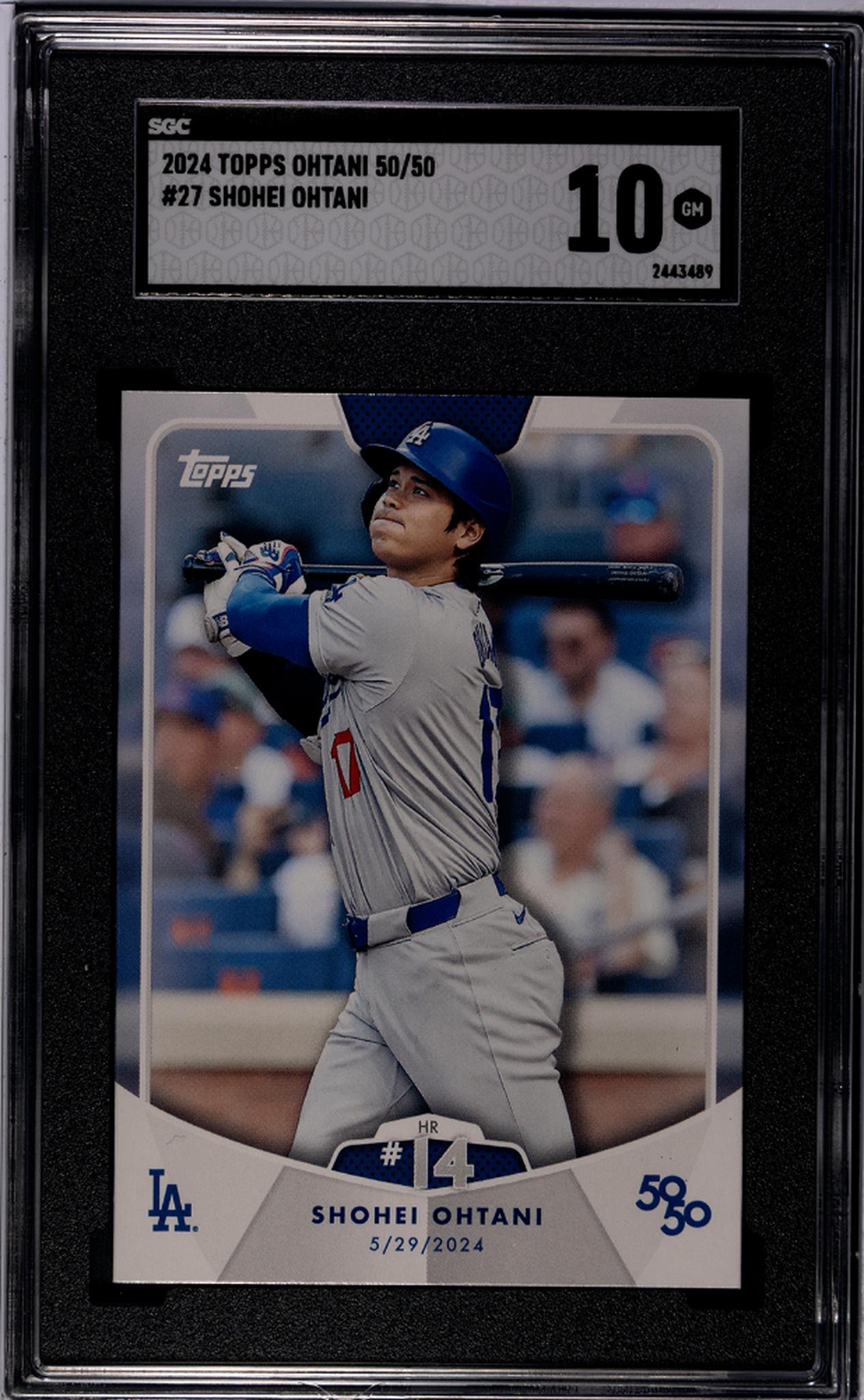 2024 Topps Ohtani 50/50 Shohei Ohtani #27 SGC 10