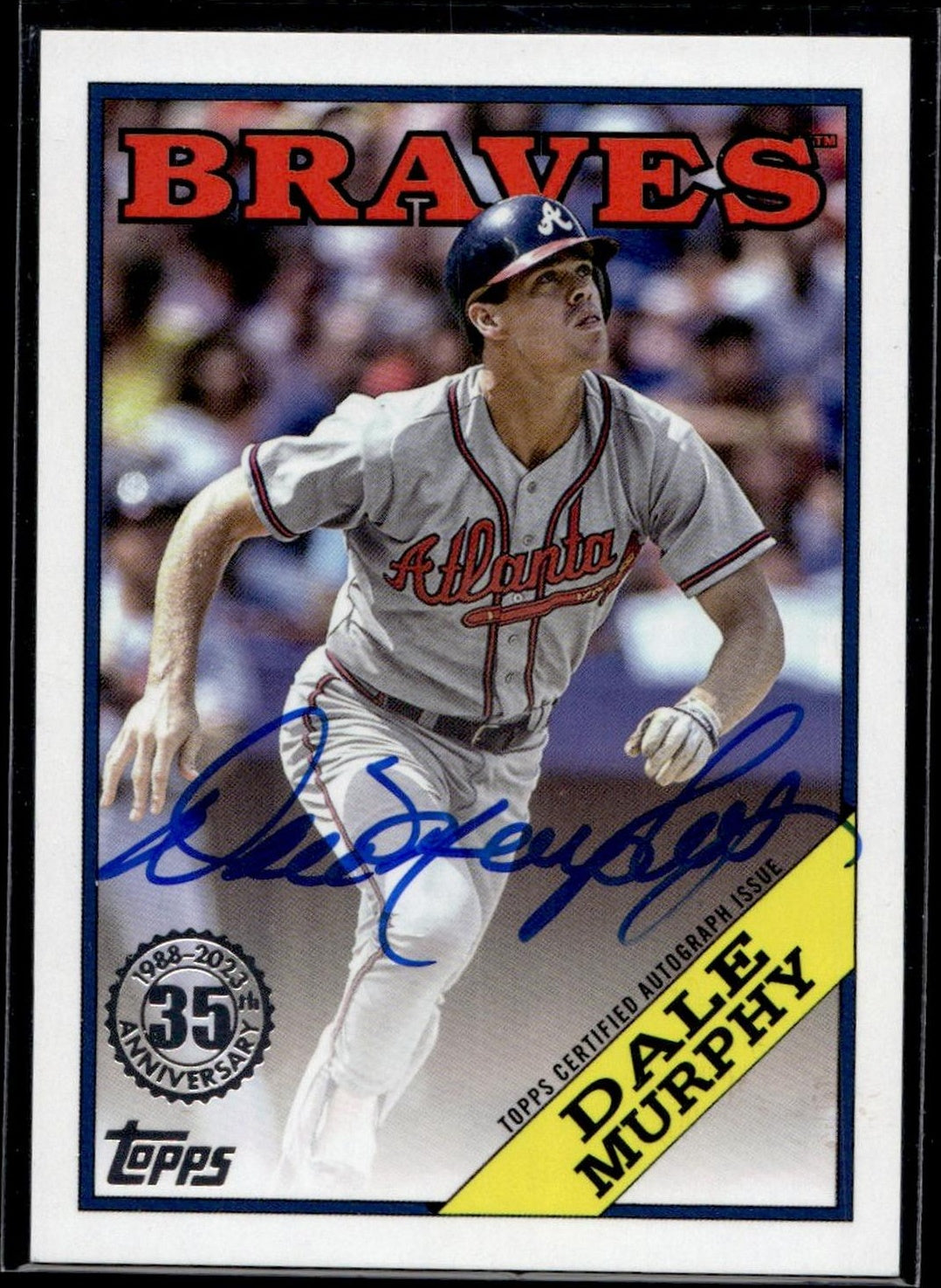 2023 Topps #88BA-DM Dale Murphy Auto Atlanta Braves