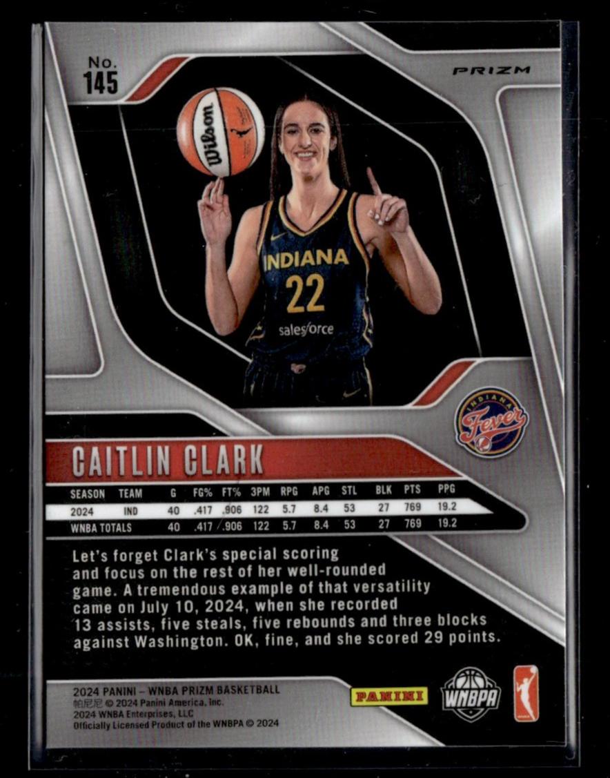 2024 Panini Prizm Caitlin Clark #145 RC