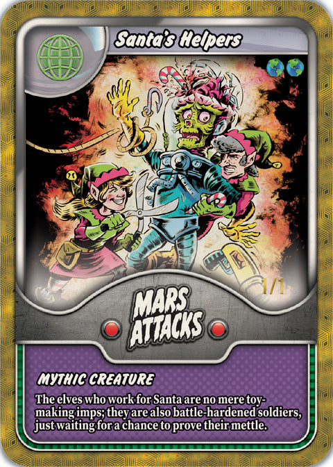 Mars Attacks trading card