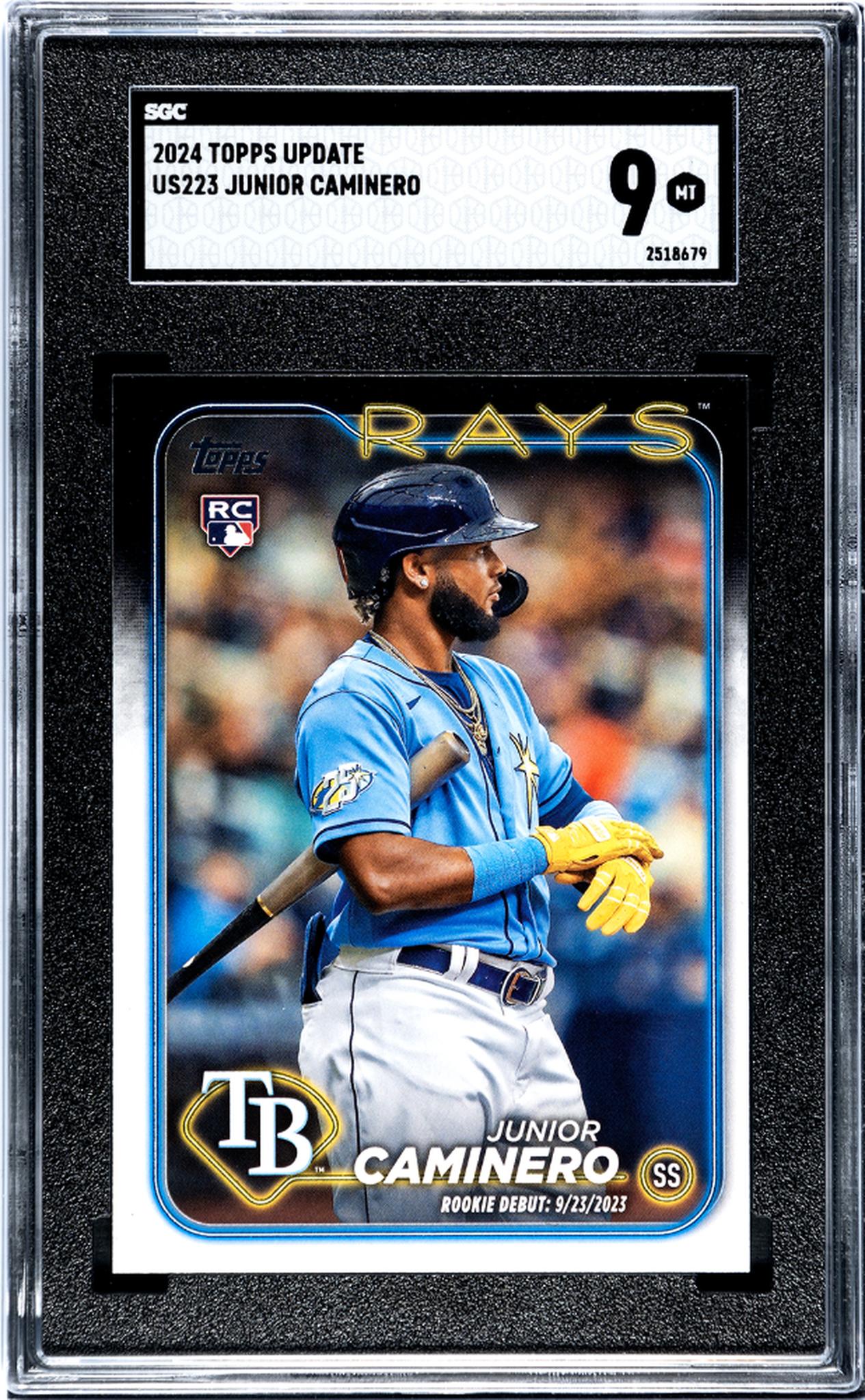 2024 Topps Update Junior Caminero #US223 RC SGC 9