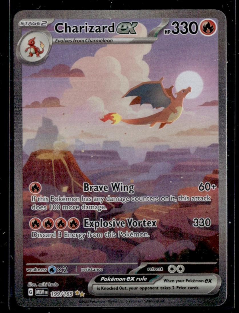 2023 Pokémon Scarlet & Violet Charizard EX #199 Holo