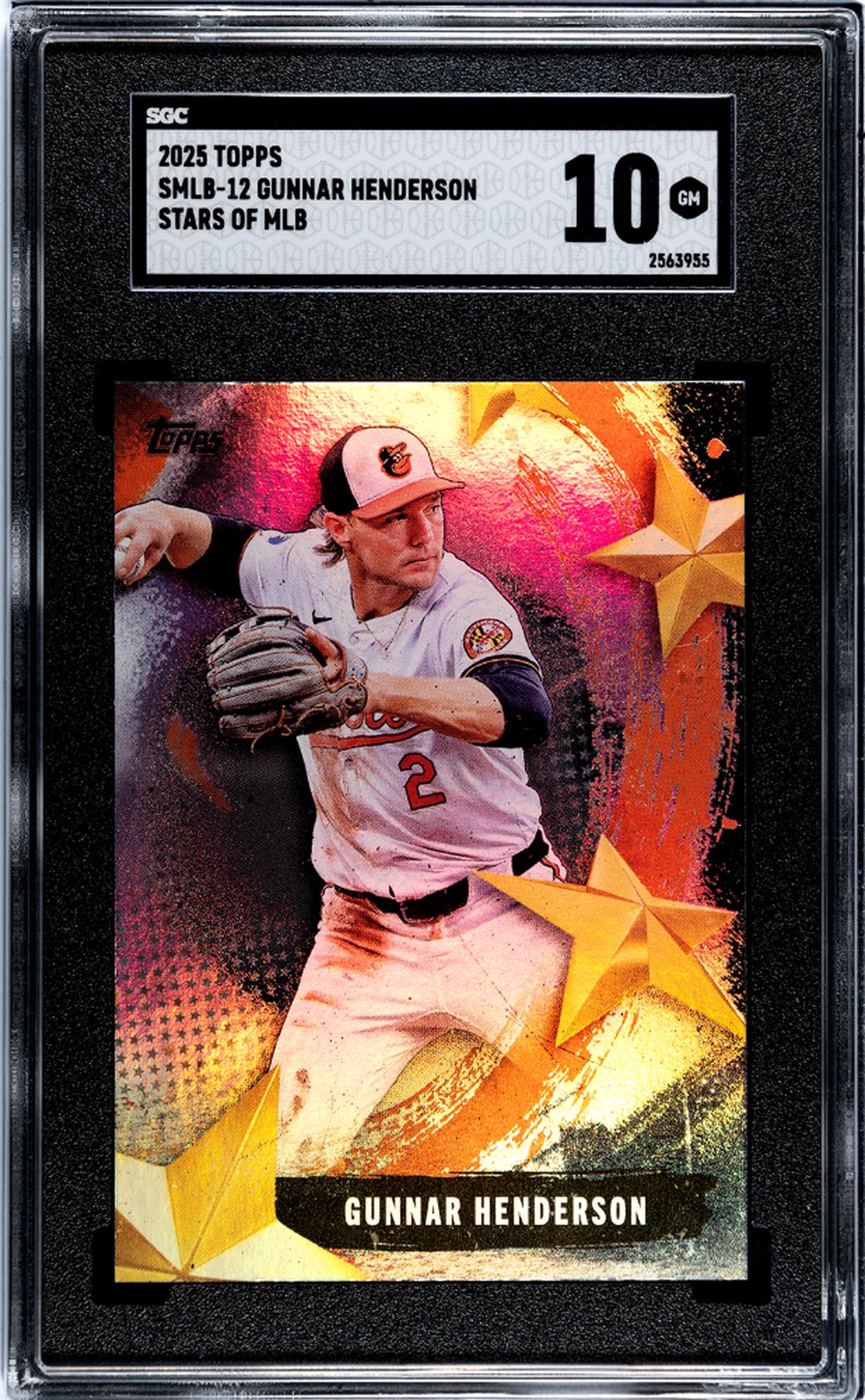 2025 Topps Stars of MLB Gunnar Henderson #SMLB-12 SGC 10