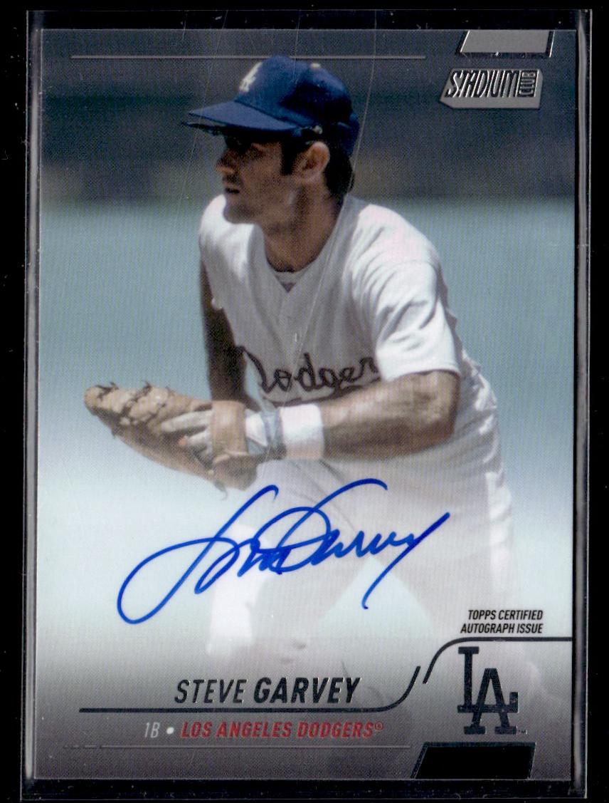 2022 Topps Stadium Club Steve Garvey Los Angeles Dodgers Auto