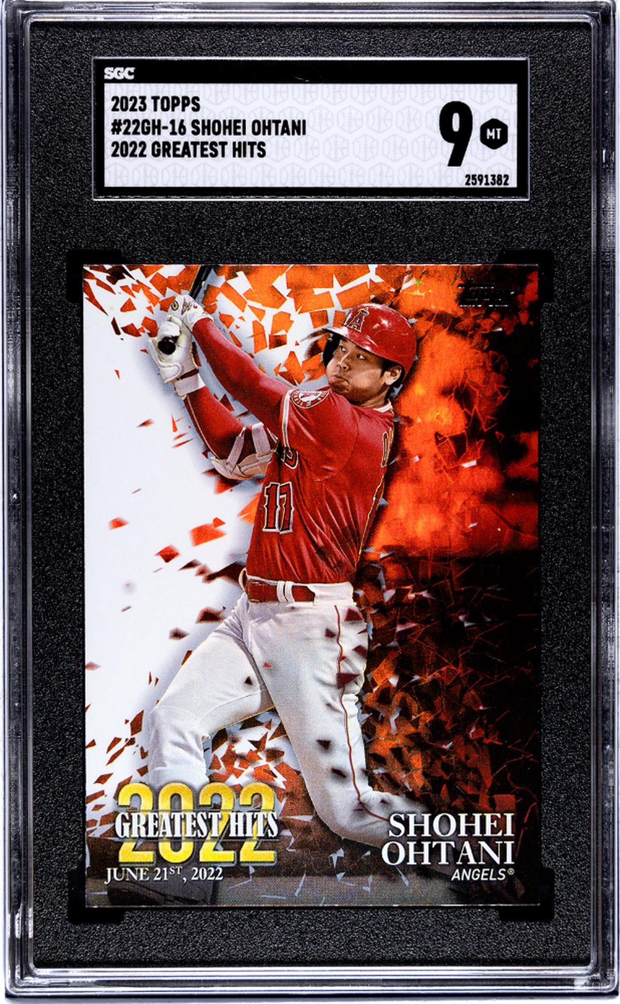 2023 Topps #22GH-16 Shohei Ohtani 2022 Greatest Hits SGC 9