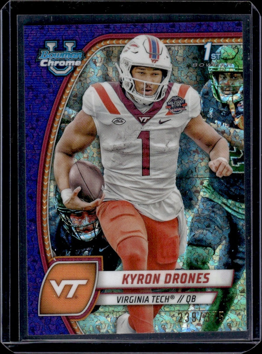 2024 Bowman Chrome #119 Kyron Drones /399 Virginia Tech