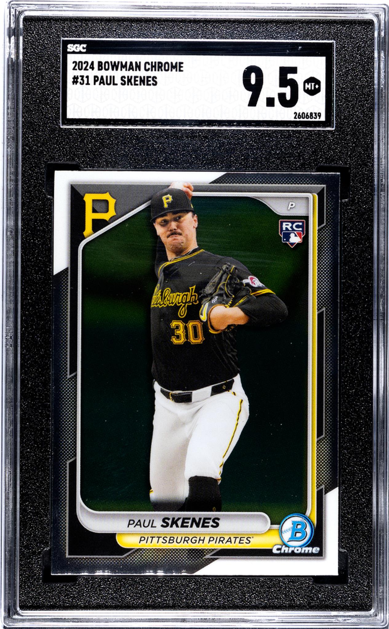 2024 Bowman Chrome #31 Paul Skenes SGC 9.5