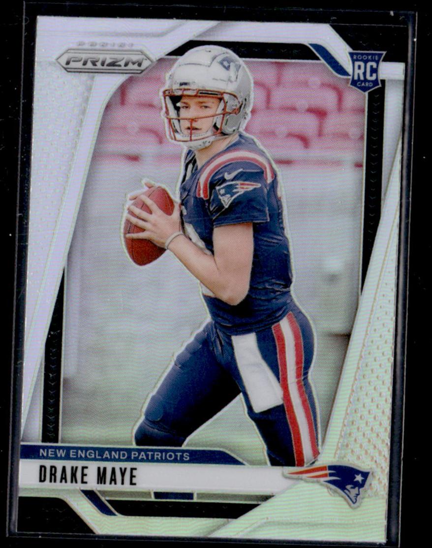 2024 Panini Prizm 329 Drake Maye Rookie New England Patriots
