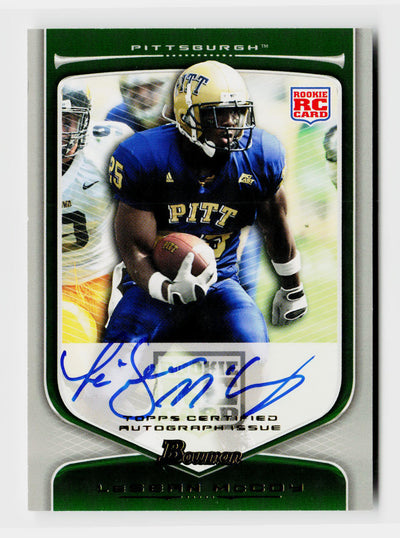 2009 Bowman LeSean McCoy #170 Rookie RC Silver Auto /50
