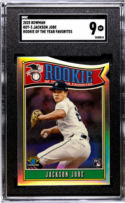 2025 Bowman #ROY-3 Jackson Jobe Rookie Of The Year Favorites SGC 9