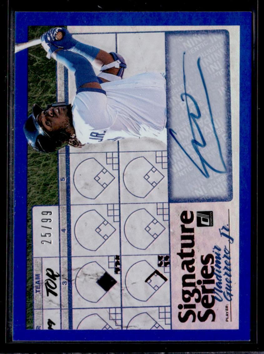 2019 Panini Donruss SS-VG Vladimir Guerrero Jr. Signature Series /99 Toronto Auto