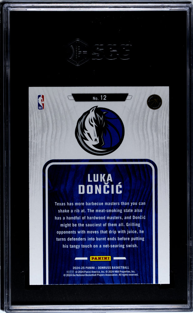 2024 Donruss Hardwood Masters Luka Doncic #12 SGC 10