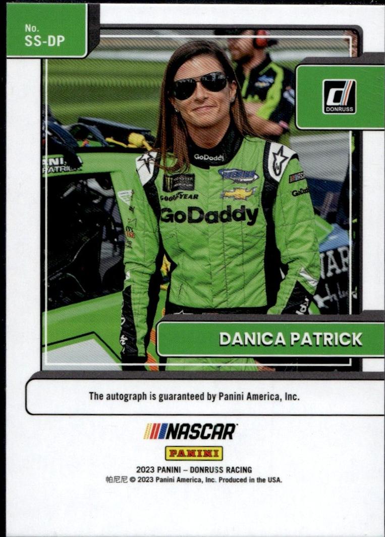 2023 Donruss Signature Series Danica Patrick #SS-DP Auto /49