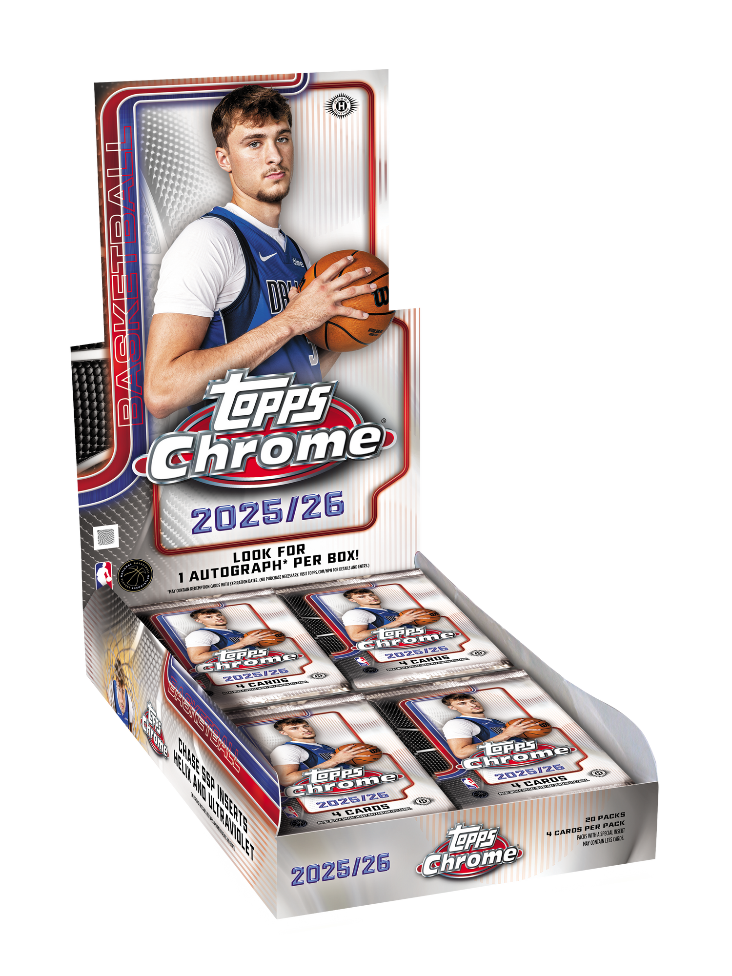 2025-26 Topps Chrome Basketball Hobby Box