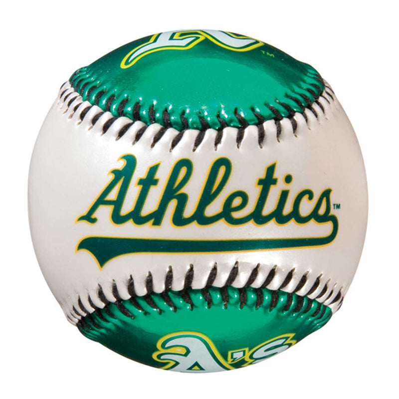 Franklin Sports MLB Oakland Athletics Soft Strike Baseball - Metallic & Pearl