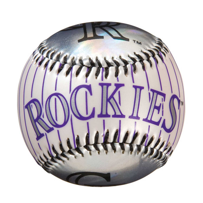 Franklin Sports MLB Colorado Rockies Soft Strike Baseball - Metallic & Pearl