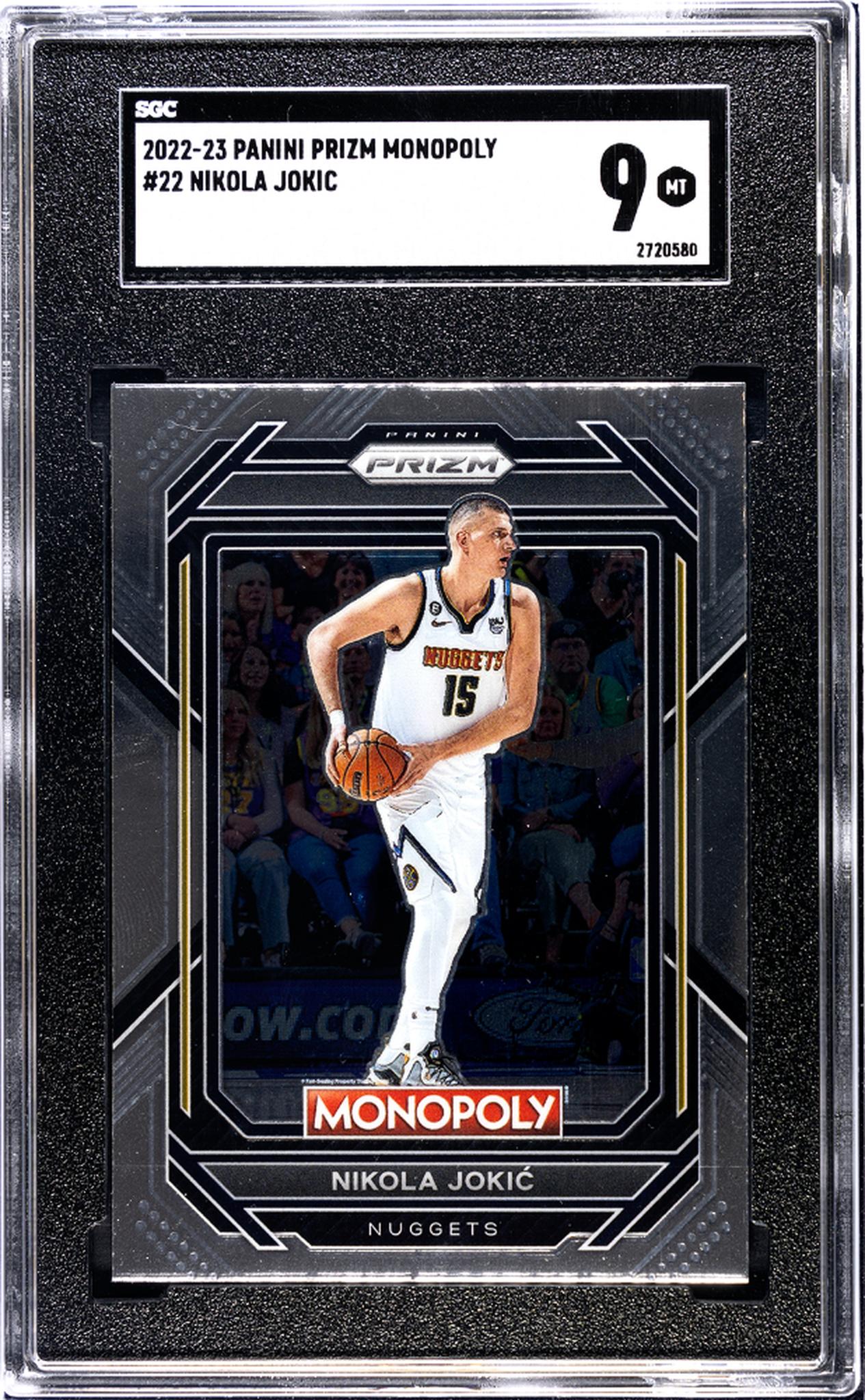 2022 Panini Prizm Monopoly Nikola Jokić #22 SGC 9
