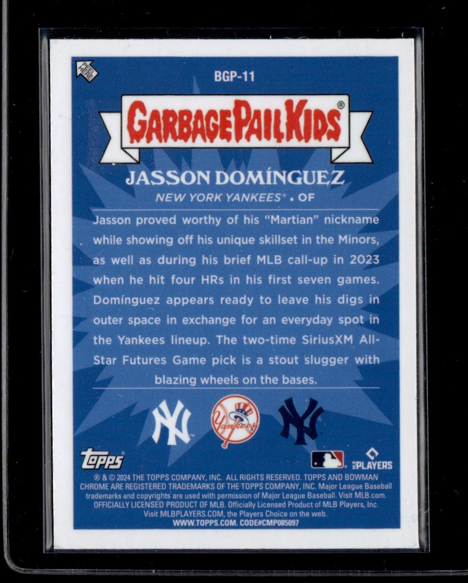 2024 Topps Garbage Pail Kids BGP-11 Jasson Domínguez Rookie New York Yankees
