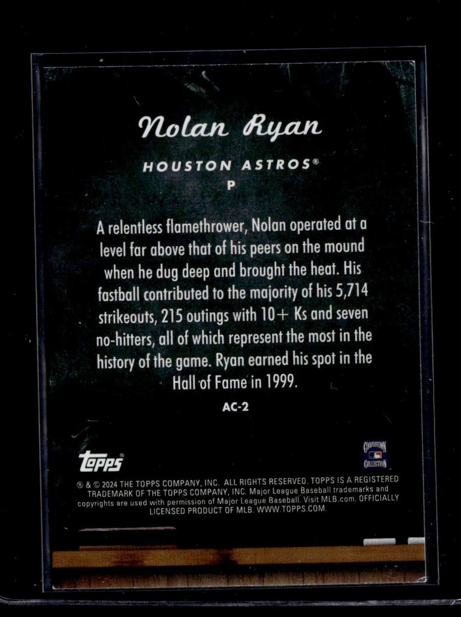 2024 Topps Nolan Ryan #AC-2