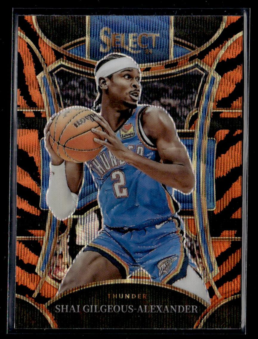 2023 Panini Select Tiger Shai Gilgeous-Alexander #344 Prizm Mezzanine