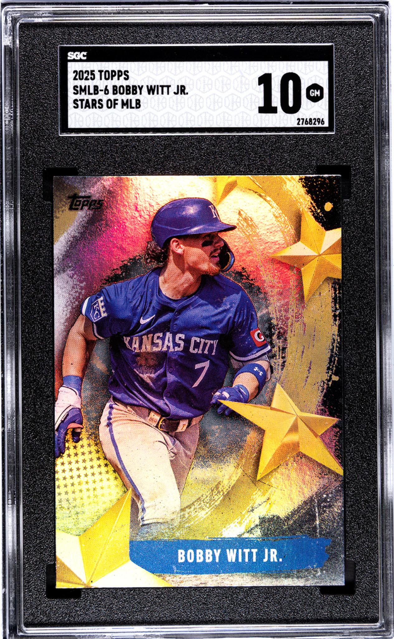 2025 Topps Stars of MLB Bobby Witt Jr. #SMLB-6 SGC 10
