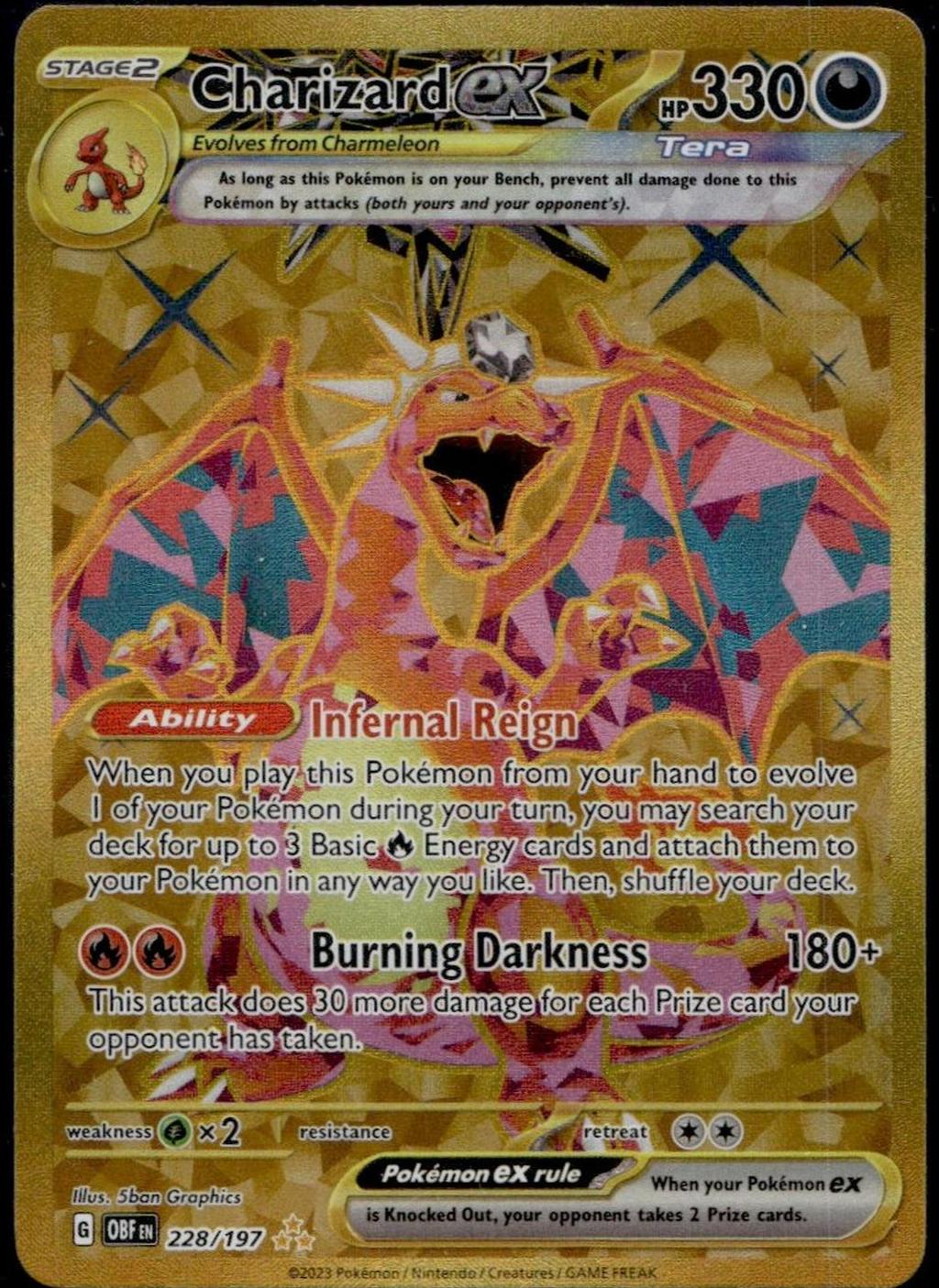 2023 Pokemon #228/197 Charizard ex