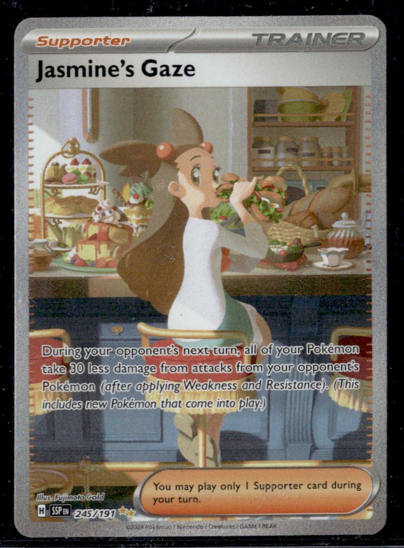 2024 Nintendo Pokemon 245/191 Jasmine’s Gaze Supporter Holo