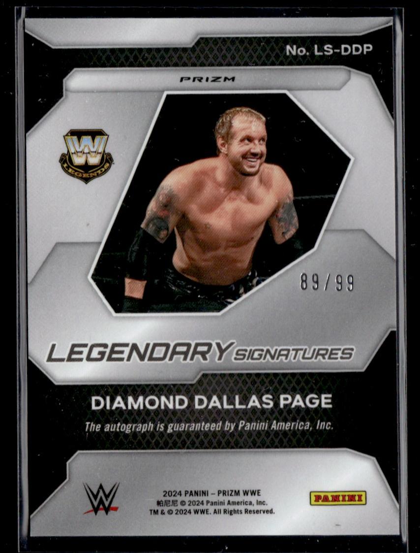 2024 Panini Prizm Legendary Signatures Diamond Dallas Page #LS-DDP Auto /99