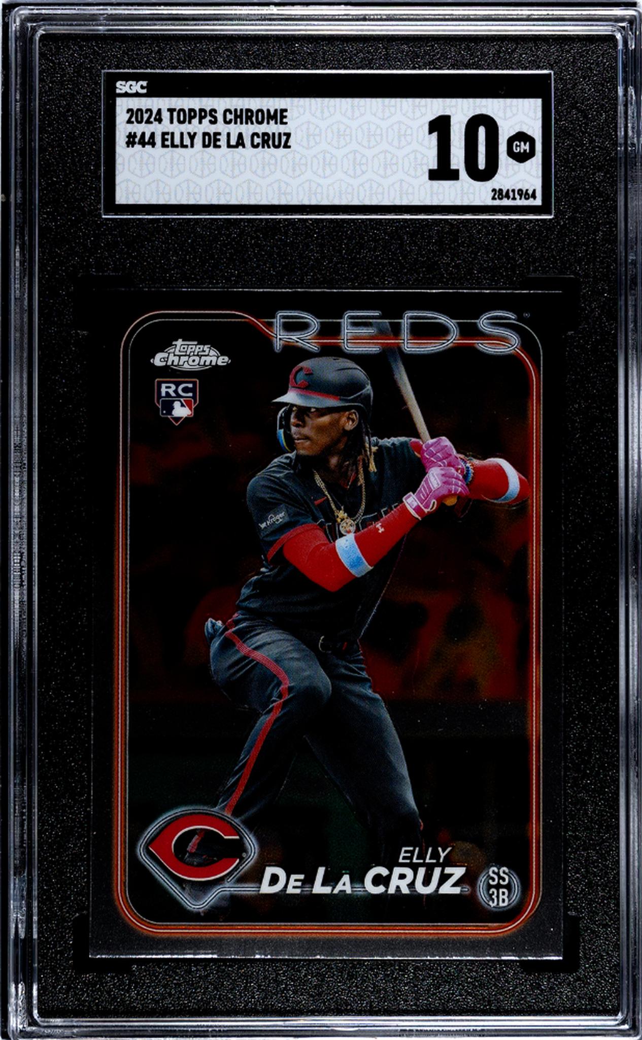 2024 Topps Chrome #44 Elly De La Cruz SGC 10