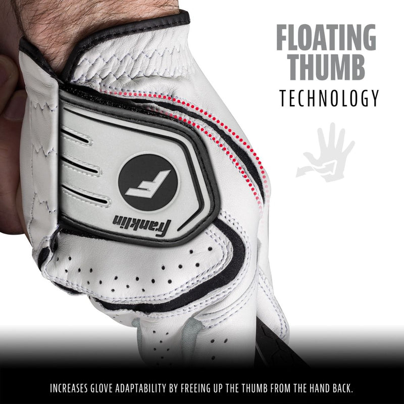 Franklin Sports Pro Leather Golf Glove - Left or Right Hand