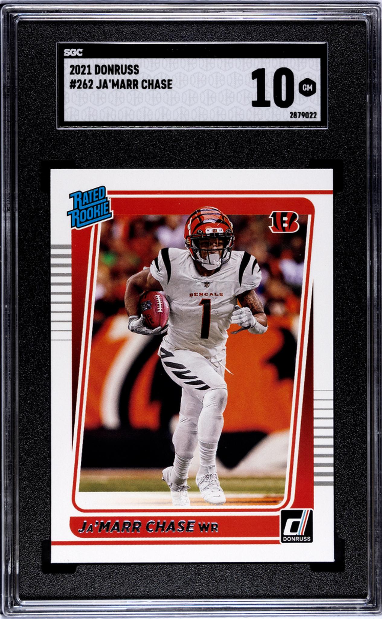 2021 Donruss #262 Ja'Marr Chase SGC 10