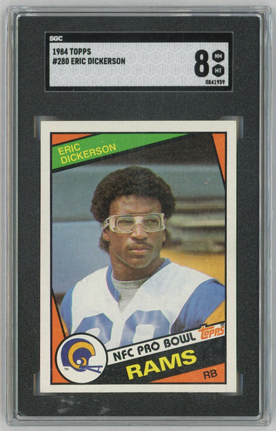 1984 Topps Eric Dickerson Rookie RC #280 SGC 8