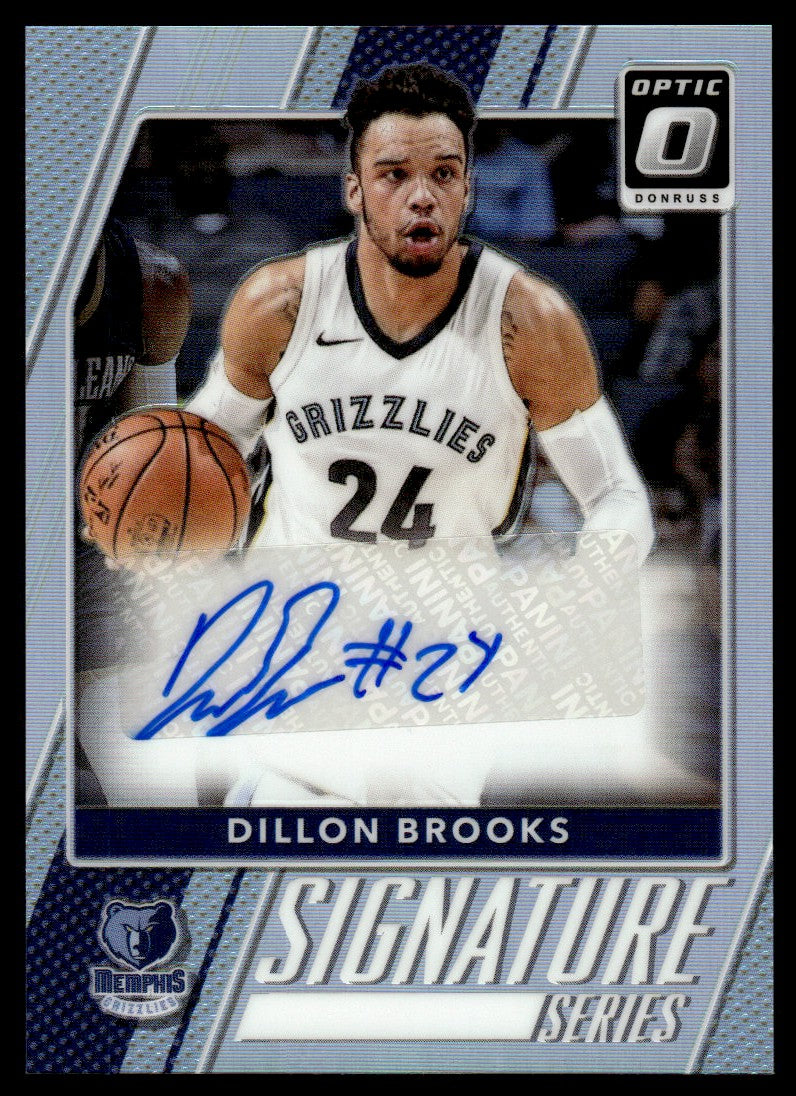 2017-18 Optic Donruss #7 Dillon Brooks Rookie Signature Series Auto RC