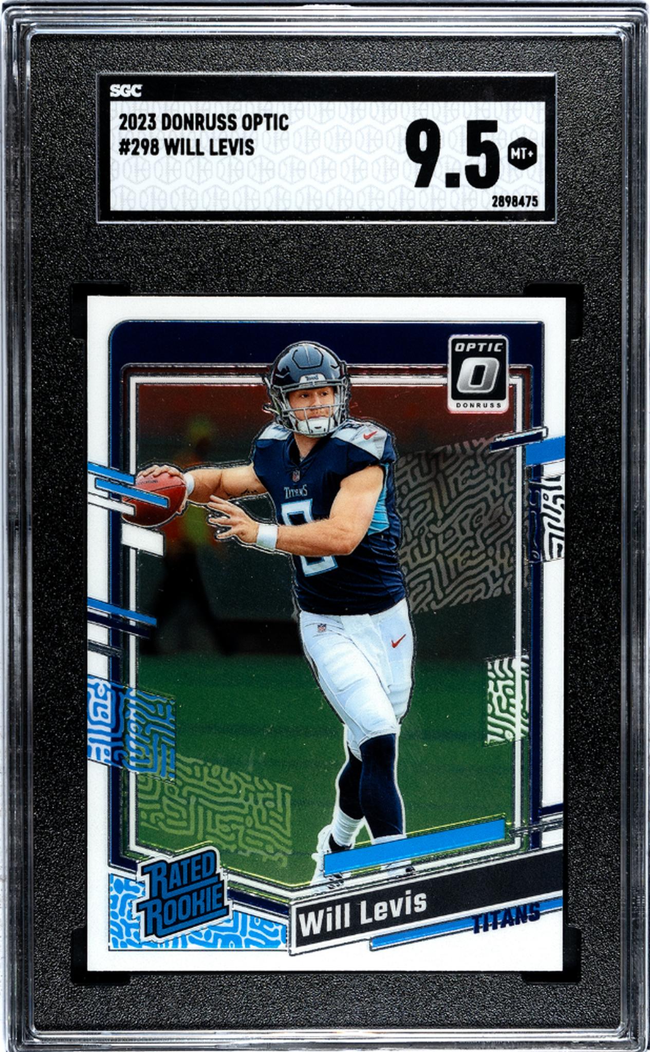 2023 Panini Donruss Optic #298 Will Levis Rookie SGC 9.5