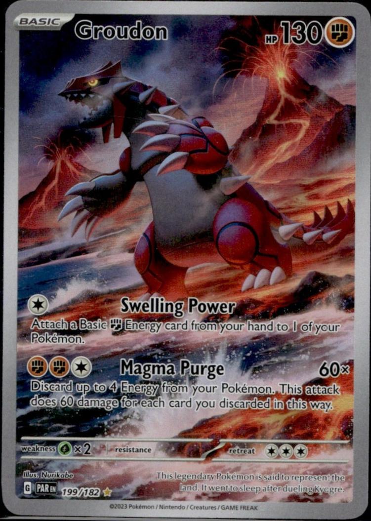 2023 Pokemon TCG #199/182 Groudon