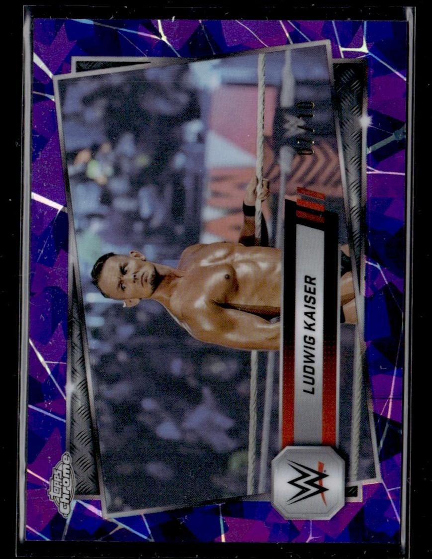 2025 Topps Chrome Purple Cracked Ice Ludwig Kaiser #129 /149