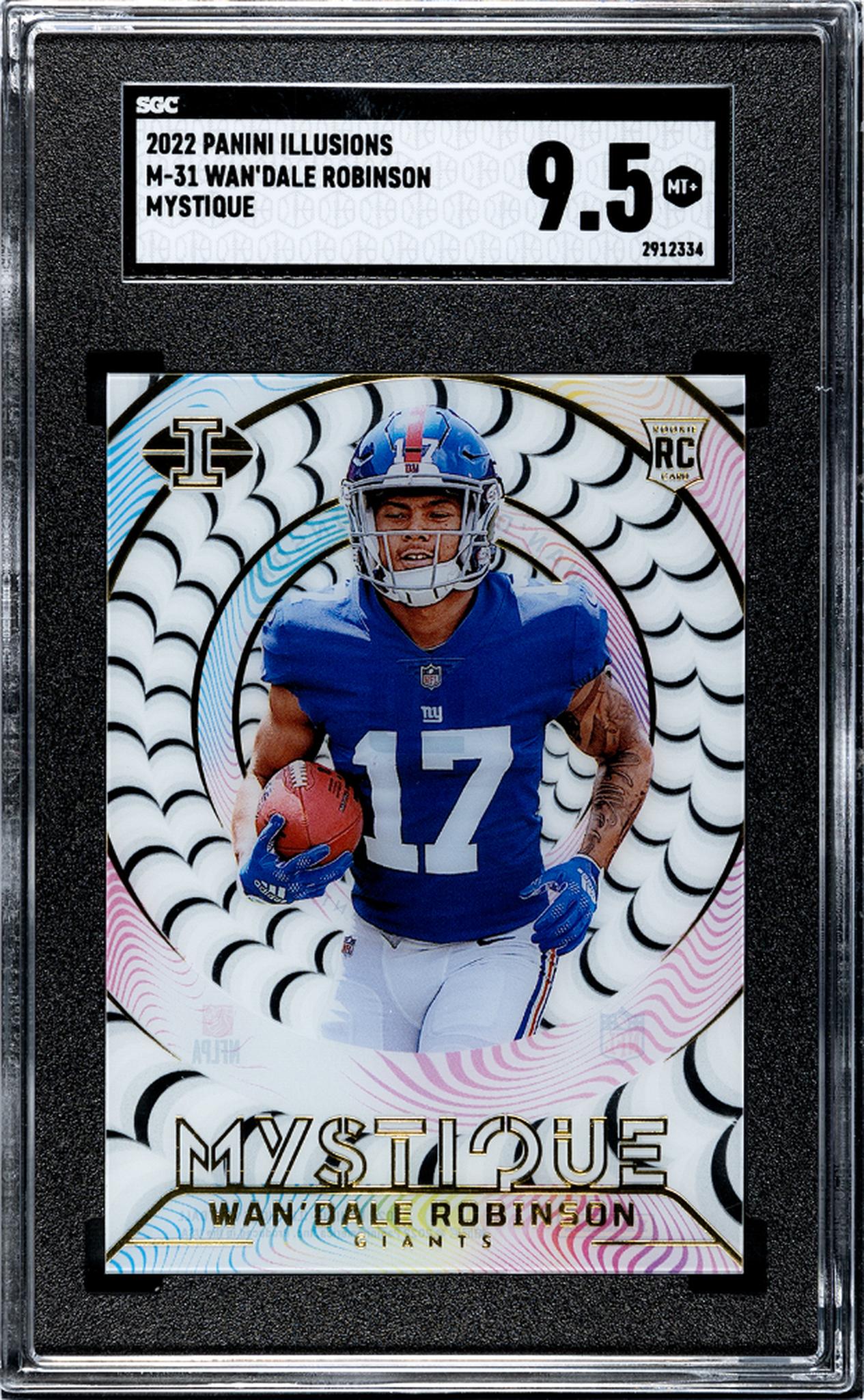 2022 Panini Illusions #M-31 Wan'Dale Robinson Rookie SGC 9.5