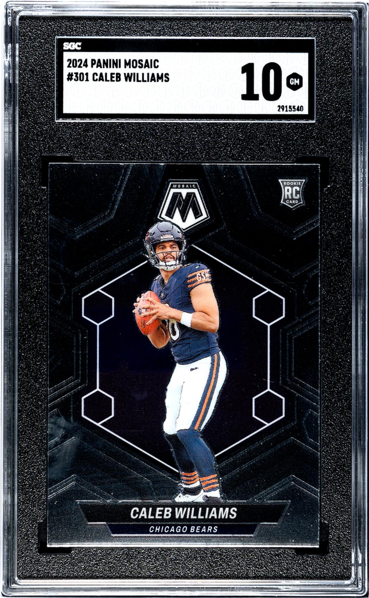 2024 Panini Mosaic Caleb Williams #301 RC SGC 10