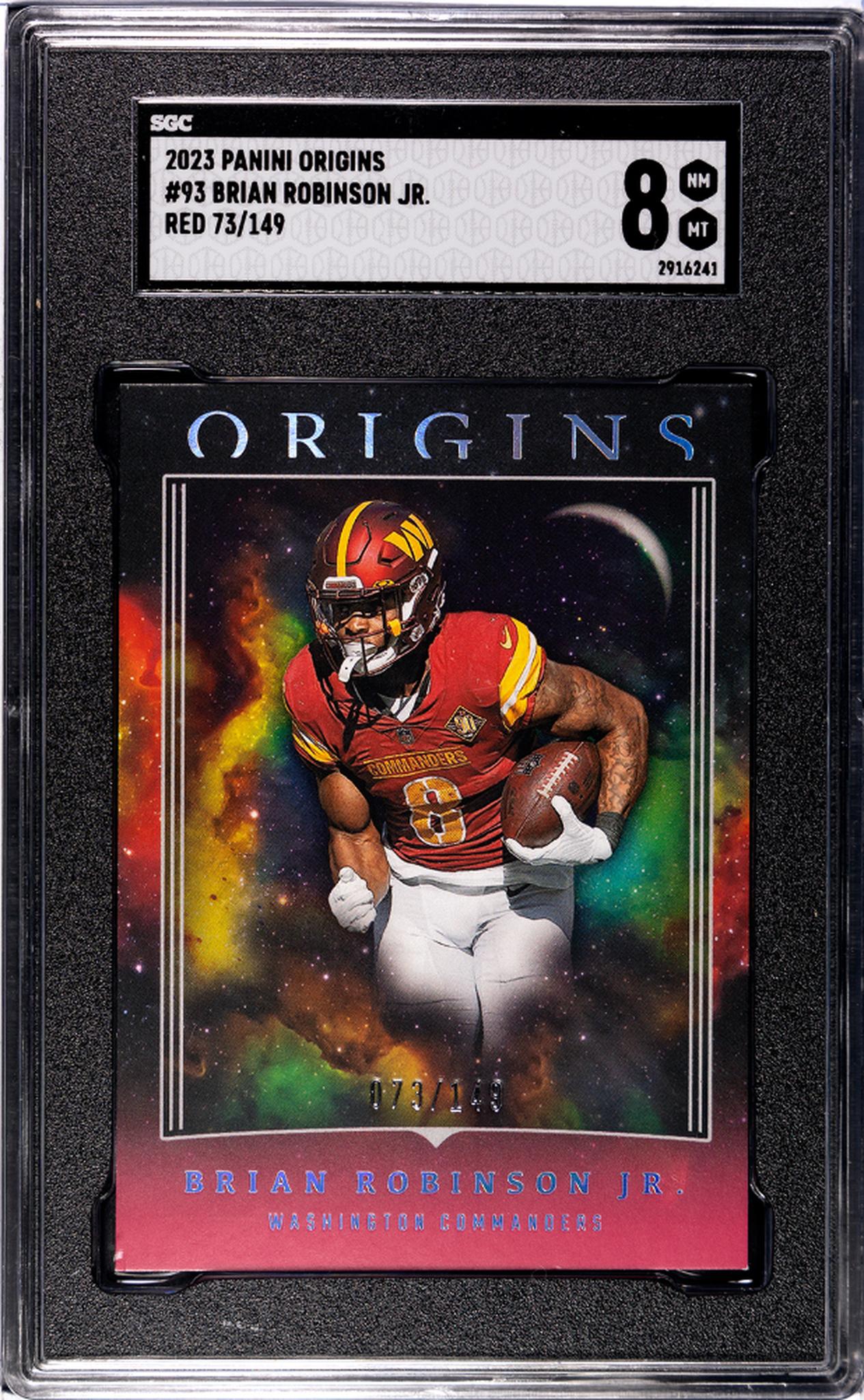 2023 Origins #93 Brian Robinson Jr. /149 SGC 8