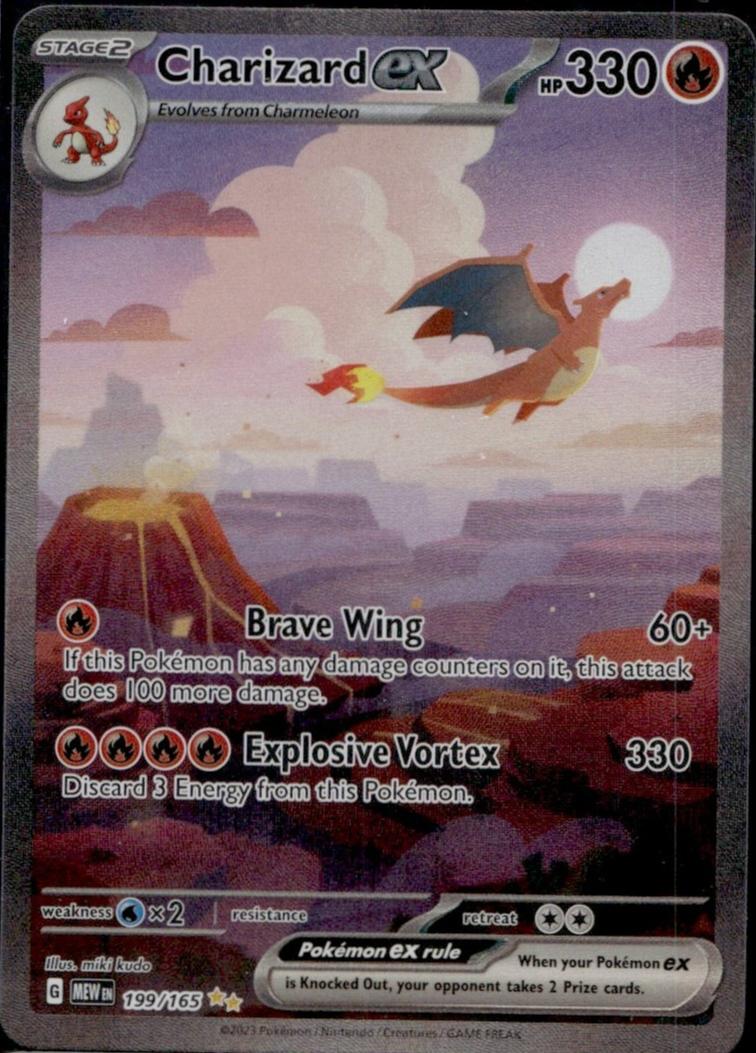 2023 Pokemon #199/165 Charizard ex