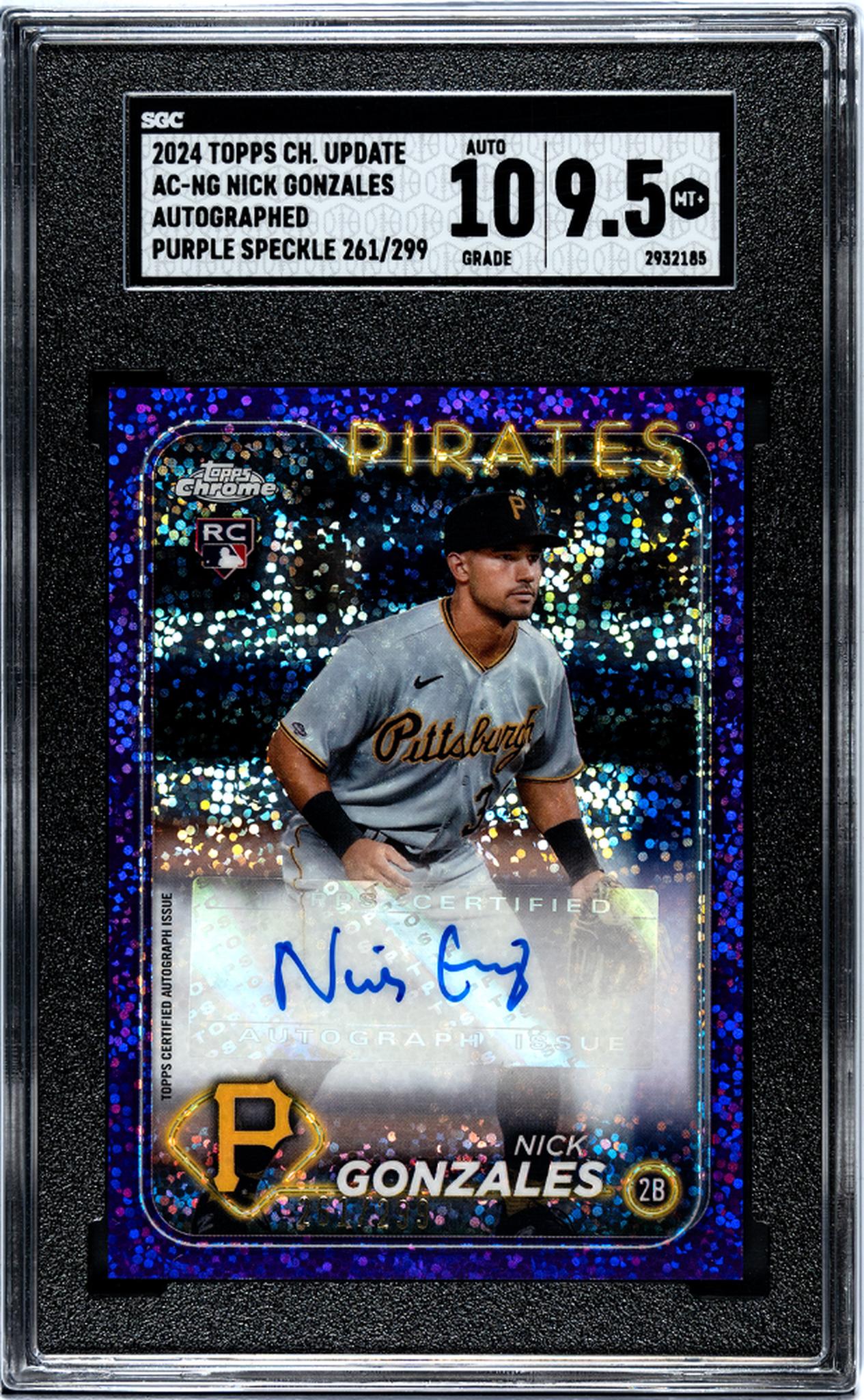 2024 Topps Chrome #AC-NG Nick Gonzales /299 SGC 9.5