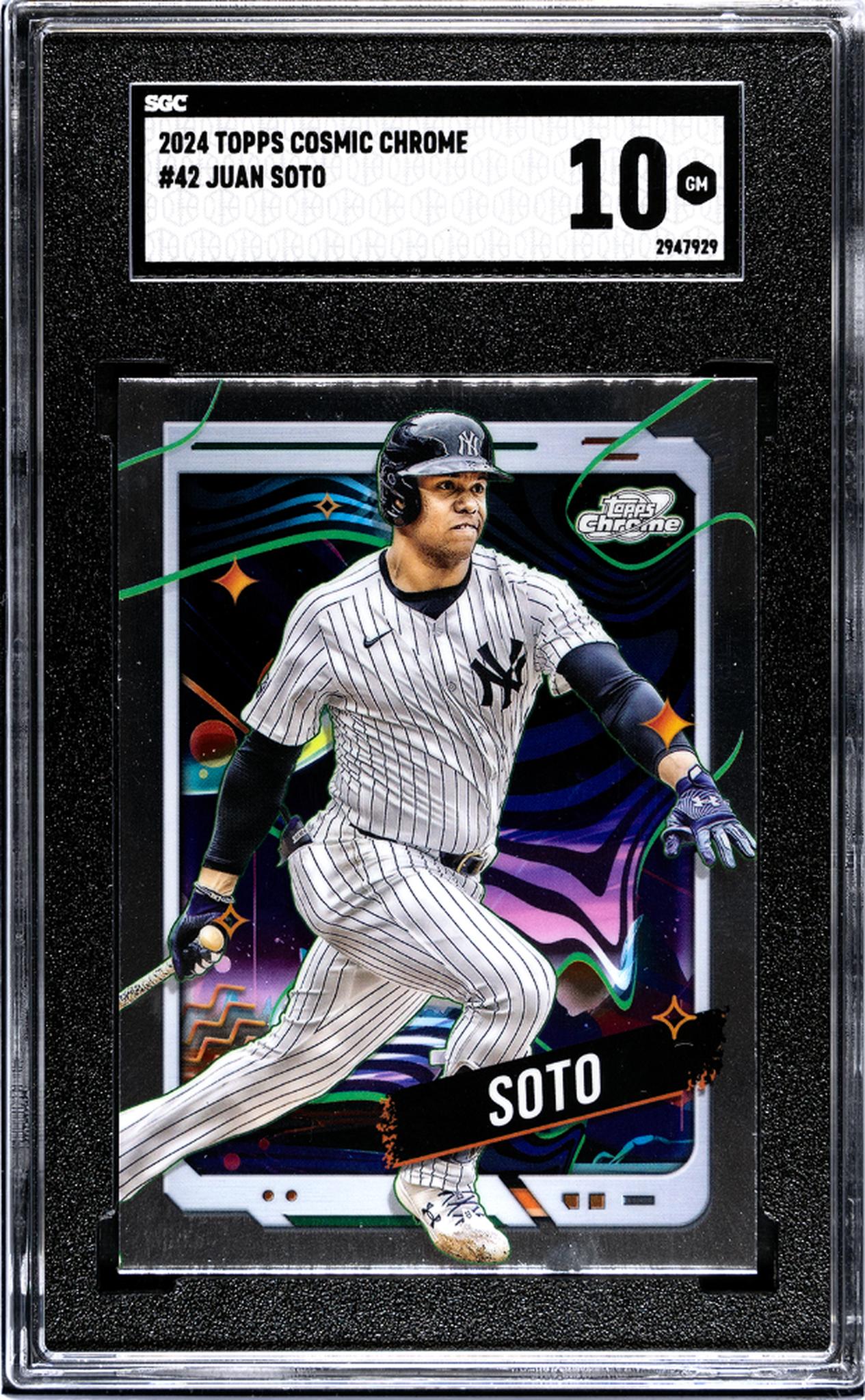 2024 Topps Cosmic Chrome #42 Juan Soto SGC 10