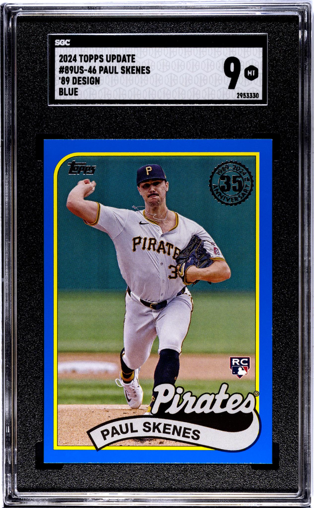 2024 Topps Update '89 Design Blue Paul Skenes #89US-46 RC SGC 9