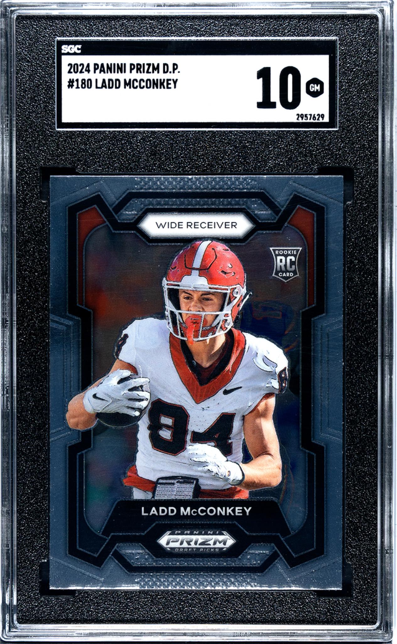 2024 Panini Prizm Draft Picks #180 Ladd Mcconkey SGC 10