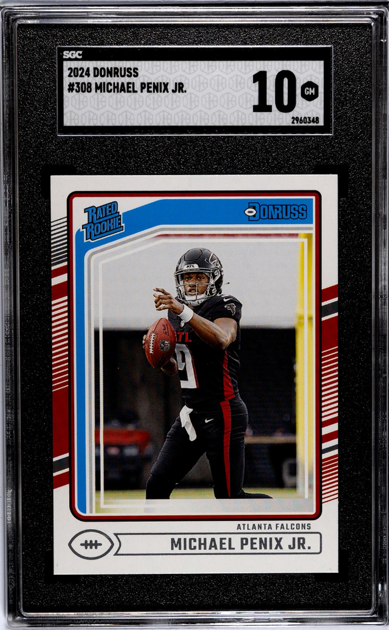 2024 Donruss #308 Michael Penix Jr. SGC 10