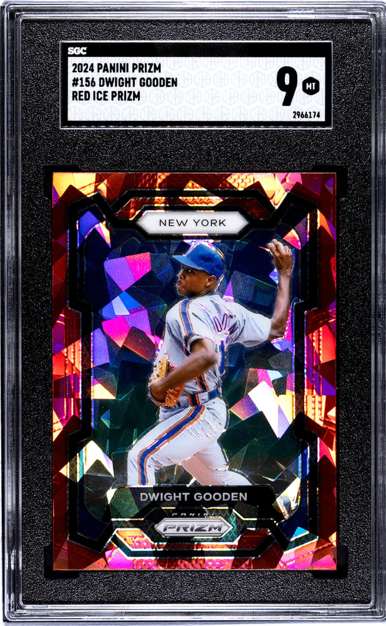 2024 Panini Prizm Red Ice Dwight Gooden #156 SGC 9