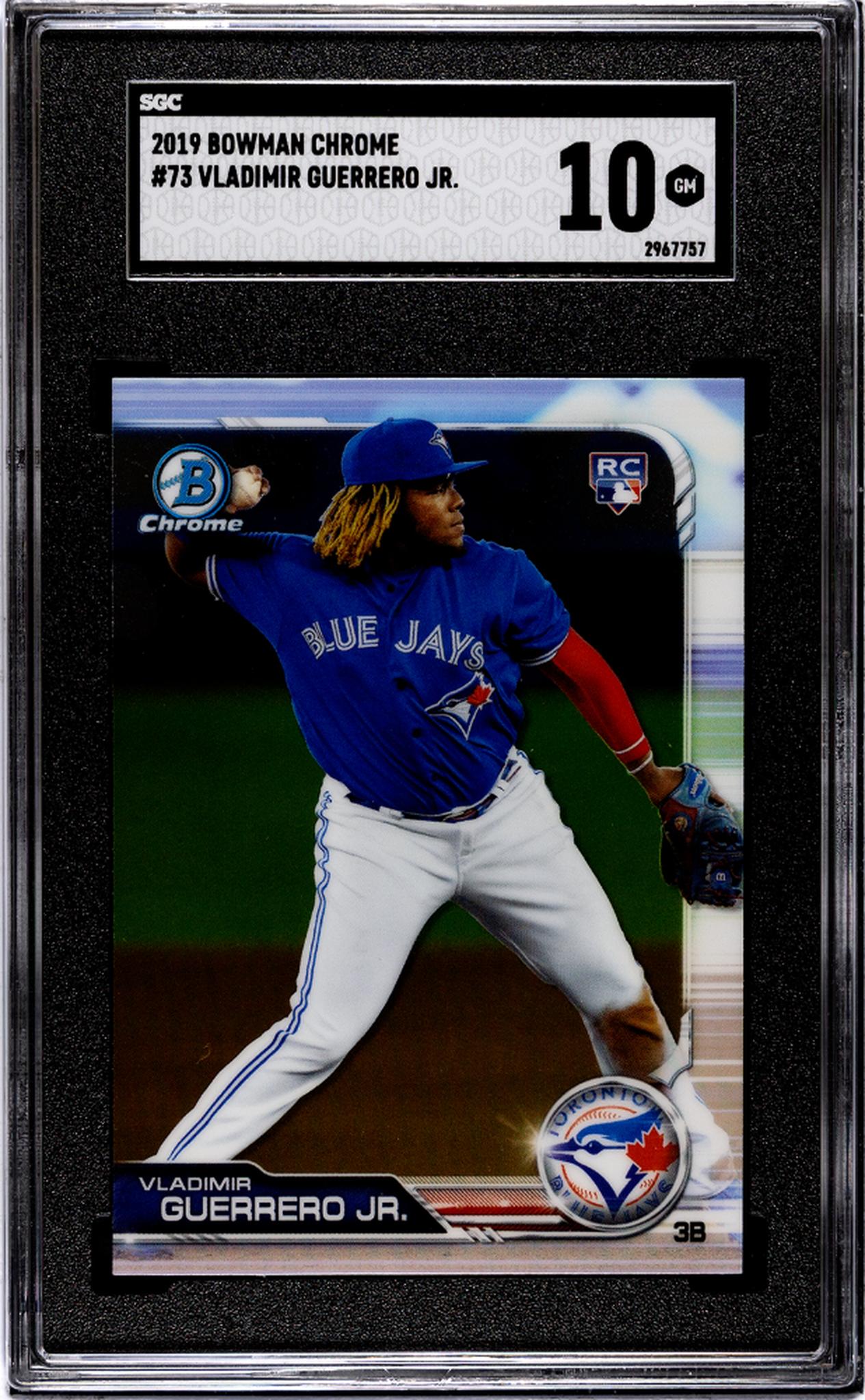 2019 Bowman Chrome #73 Vladimir Guerrero Jr. Rookie SGC 10