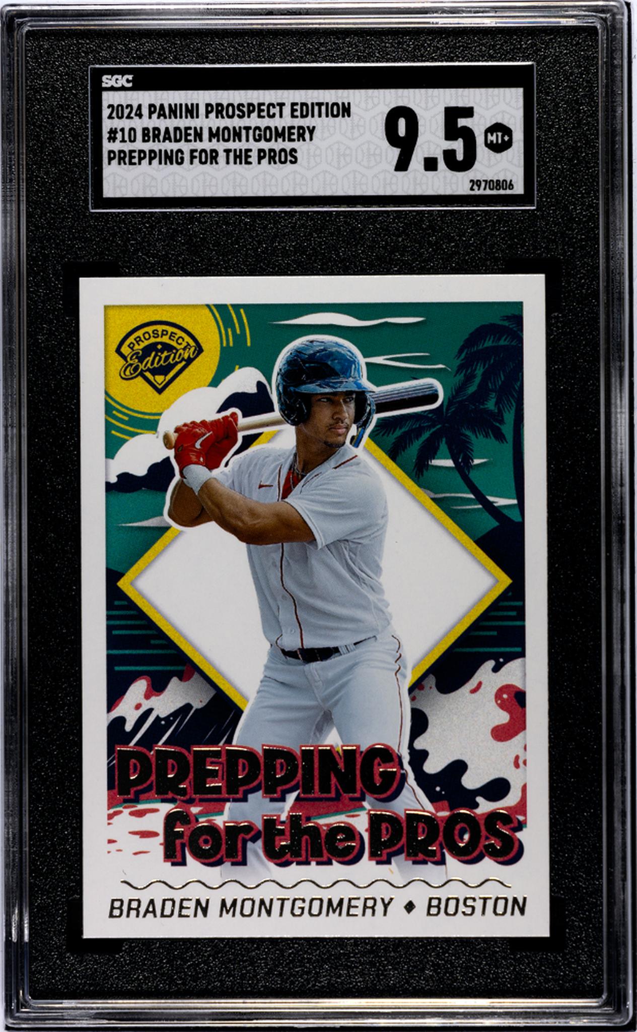 2024 Panini Prospect Edition Braden Montgomery #10 SGC 9.5