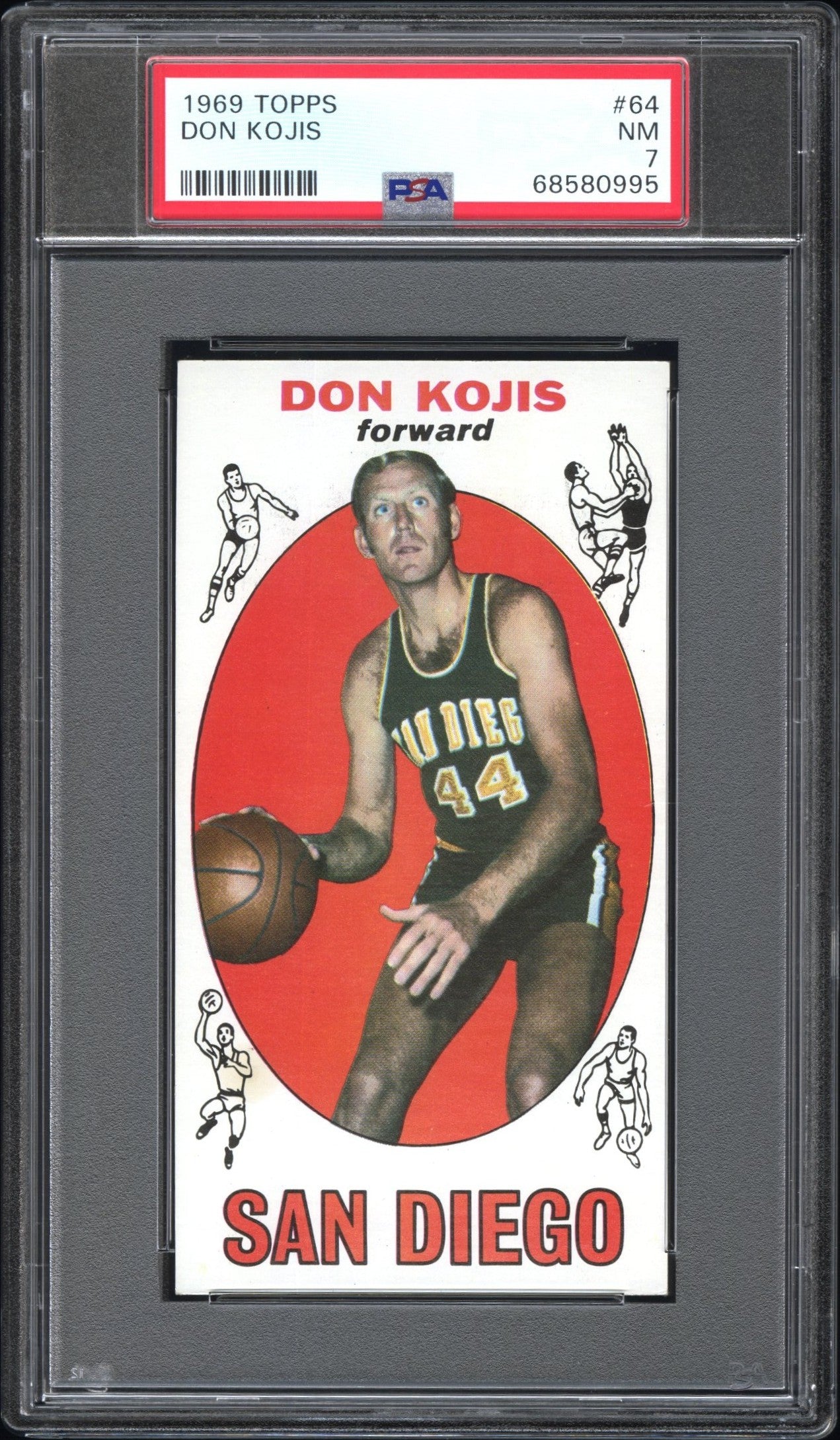 1969 Topps #64 Don Kojis PSA 7